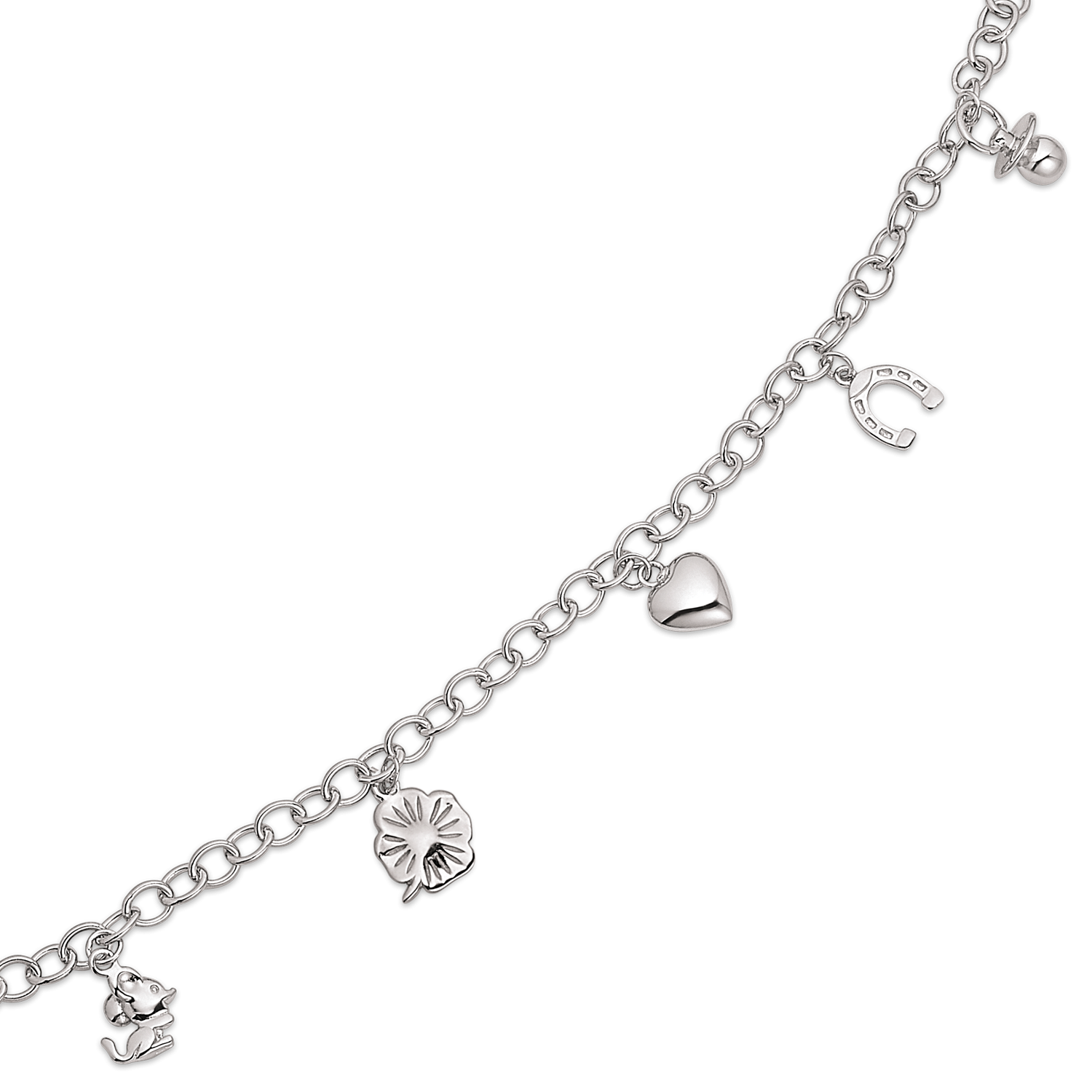 Støvring Design Sølv Børnearmbånd med Charms 15239980