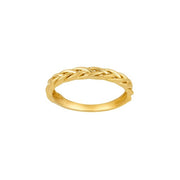 Siersbøl 8kt Guld Ring med Flettet mønster 10580050300