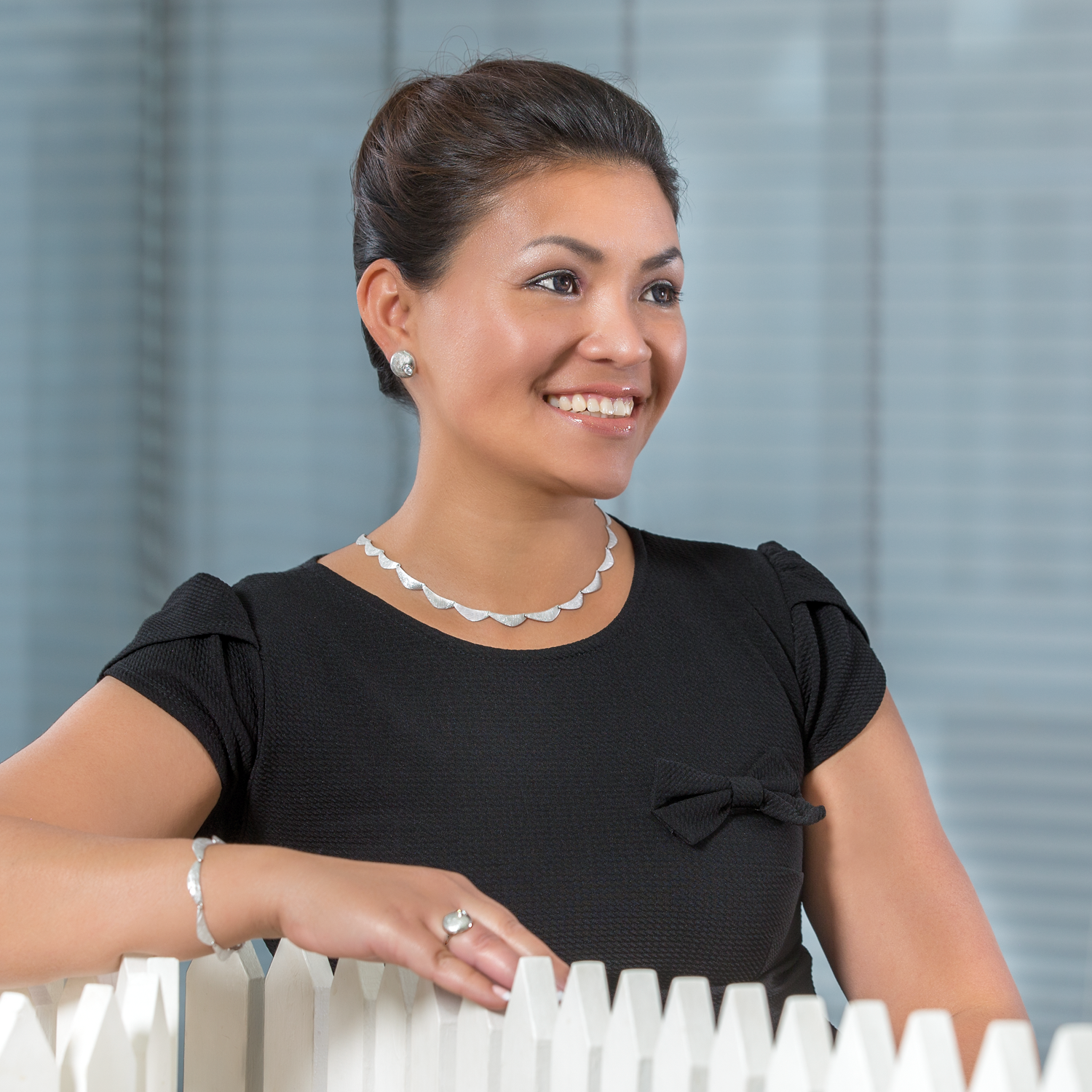 Støvring Design Sølv Collier med trekantet led 16254001