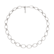 Støvring Design Sølv Collier med Ovale Led 16254043