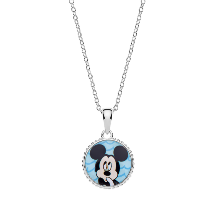 Disney Micky Mouse Halskæde i Sølv 16333510