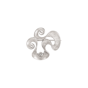 Støvring Design Sølv Broche med Mat Krøllet Design 17254031
