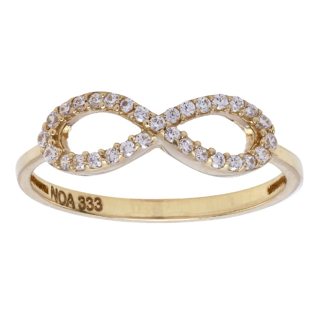 Nordahl Andersen Infinity Ring 8 ct. Guld 183 014CZ3