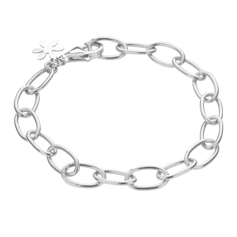 Susanne Friis Bjørner Sølv Armbånd med Ovale Led 1858-11