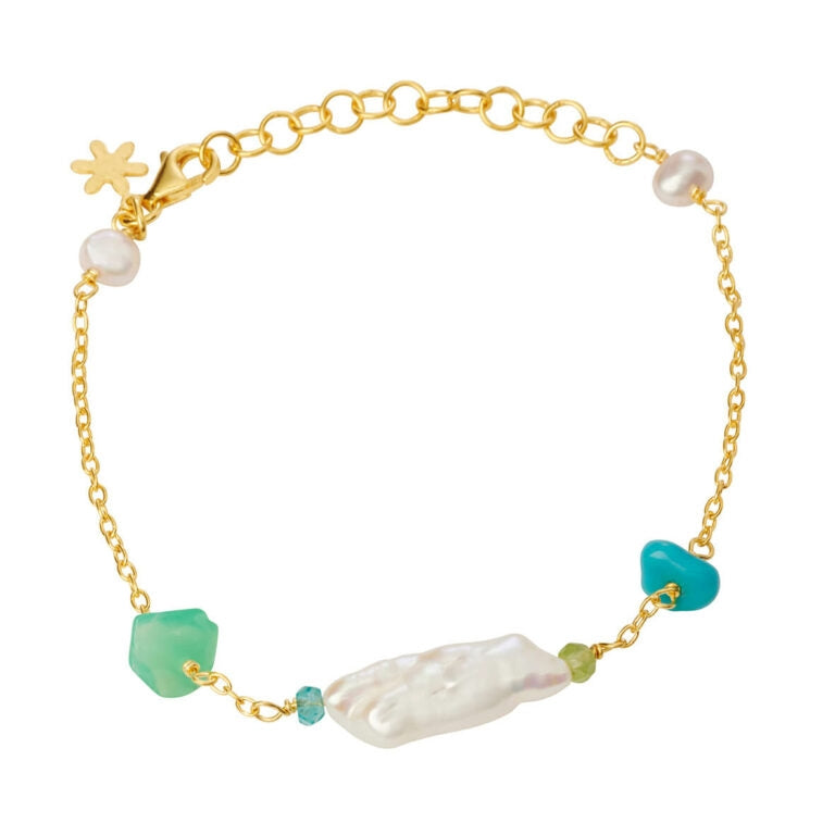 Susanne Friis Bjørner Armbånd med Perler og Sten 1877-2-565