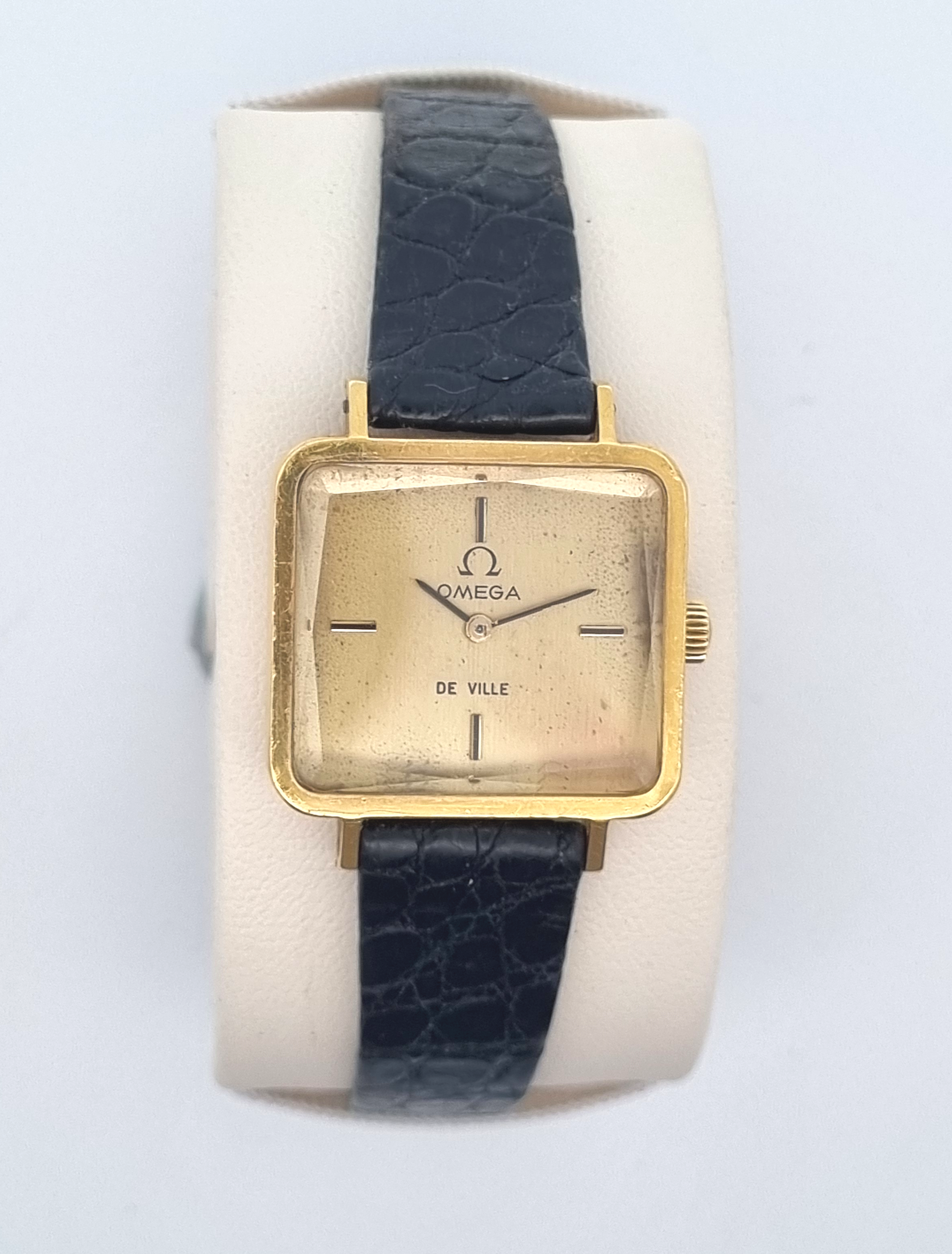 Omega De Ville Mekanisk Dameur i 18kt Guld