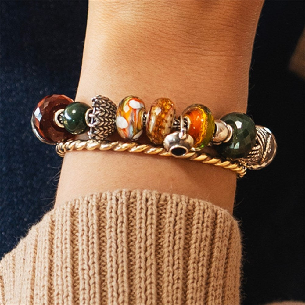 Trollbeads/Troldekugler Rødt tigerøje kugle TSTBE-20009