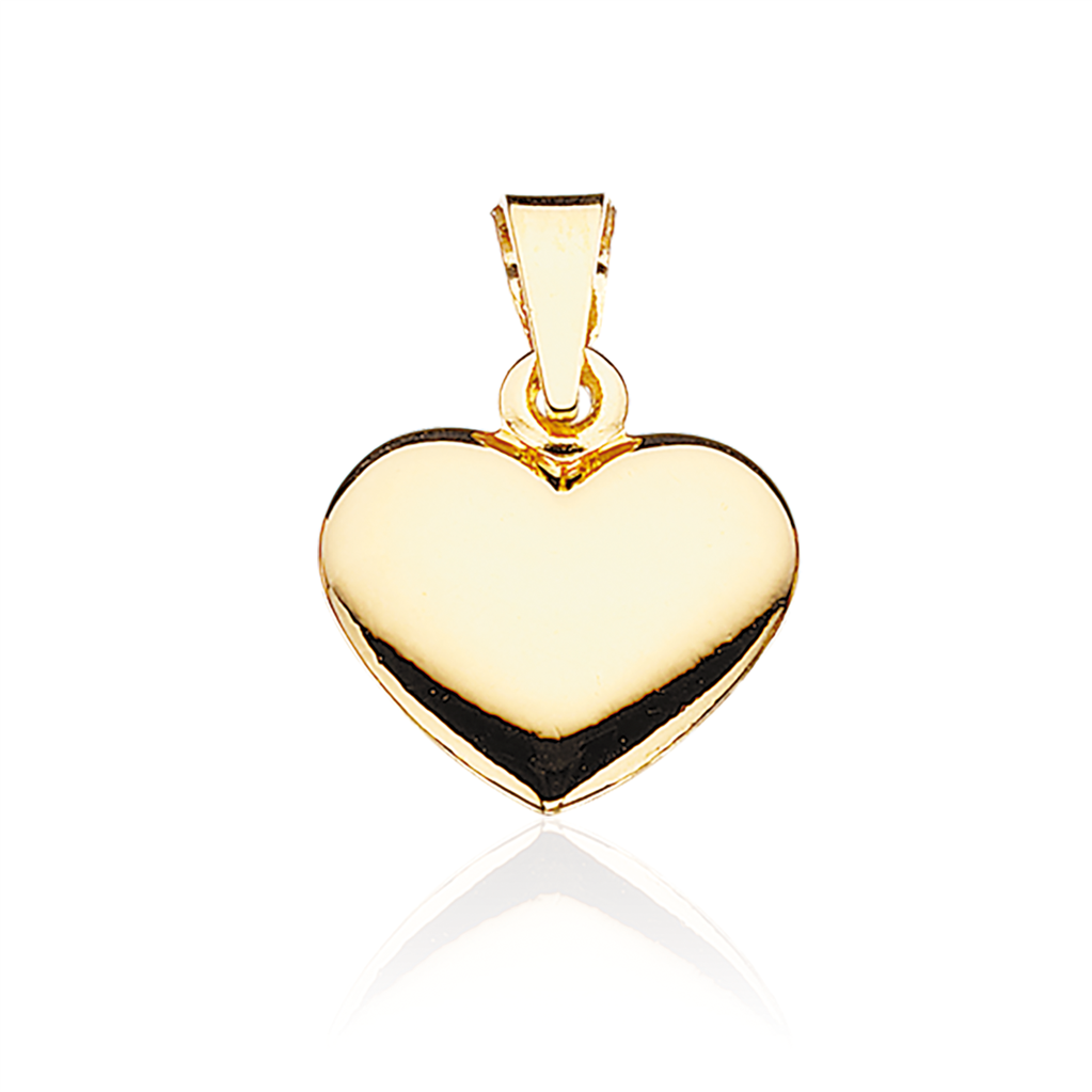 Scrouples 8kt Guld Hjerte Vedhæng 14x16mm 24053