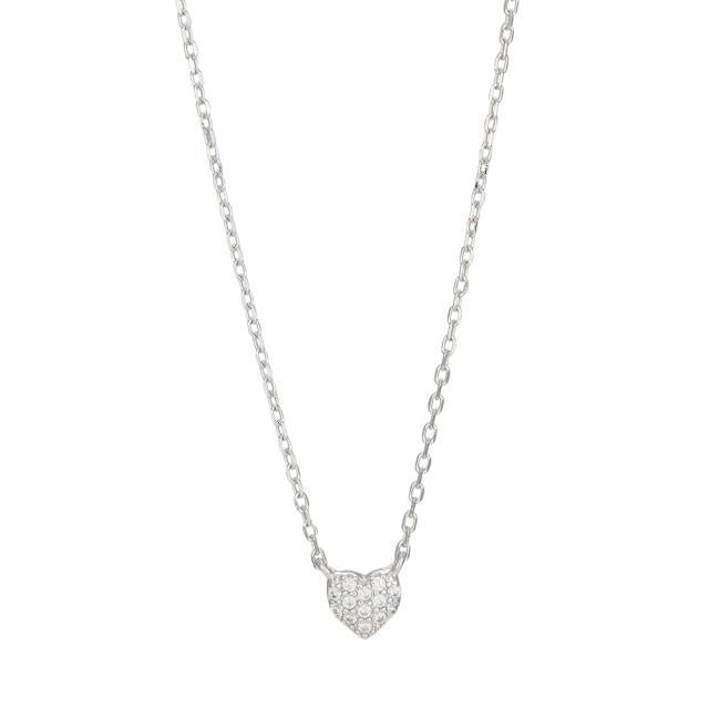 Joanli Nor Almanor Collier med Hjerte og Zirkonia 20450780900