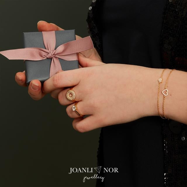Joanli Nor Aidanor Armbånd med Hjerte og Zirkonia 80450495900