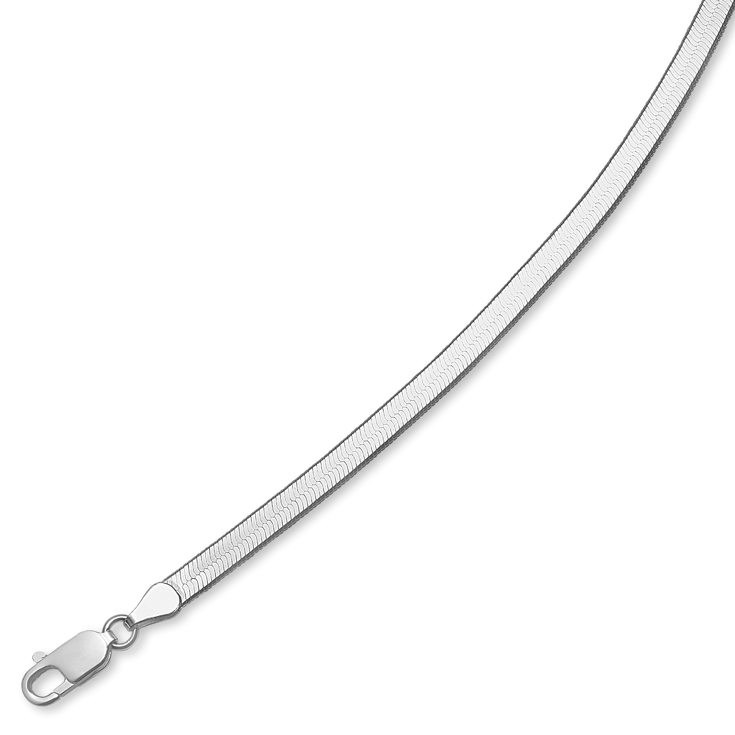 Støvring Design Sølv Flad Slange Armbånd 4,49mm - 18cm 2905018