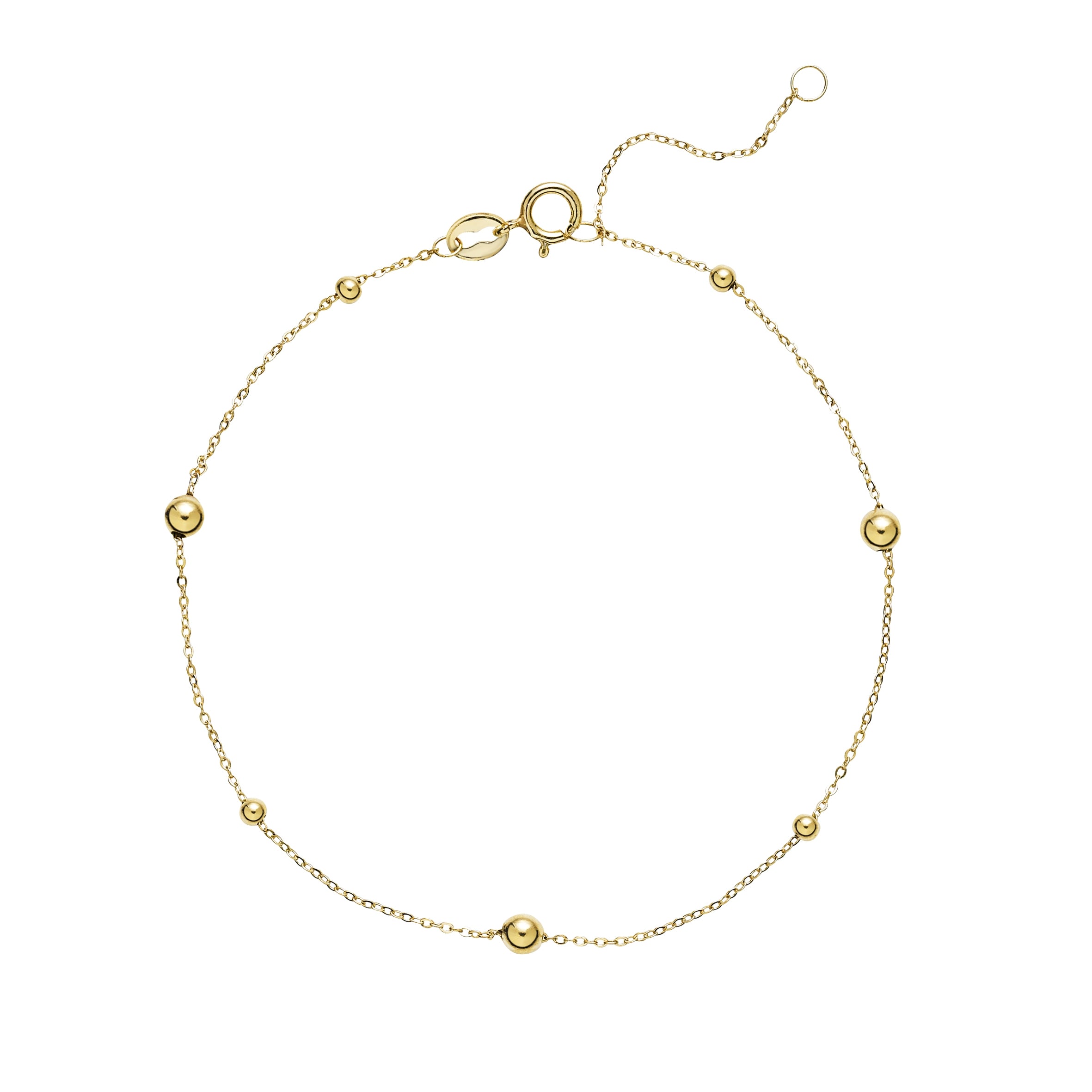Lund Copenhagen 9kt Guld Armbånd med Kugler 3011218