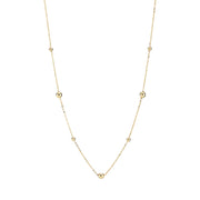 Lund Copenhagen 9kt Guld Collier med Kugler 3021218