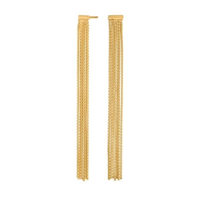 Nordahl Jewellery Forgyldt Ørehæng med Kæder Play52 30260045900