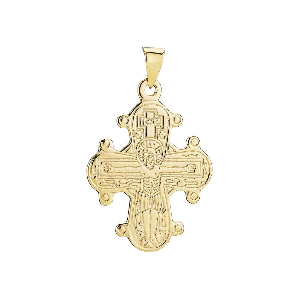 Lund Copenhagen 8kt Guld Dagmarkors 18x16mm De Fem 306016
