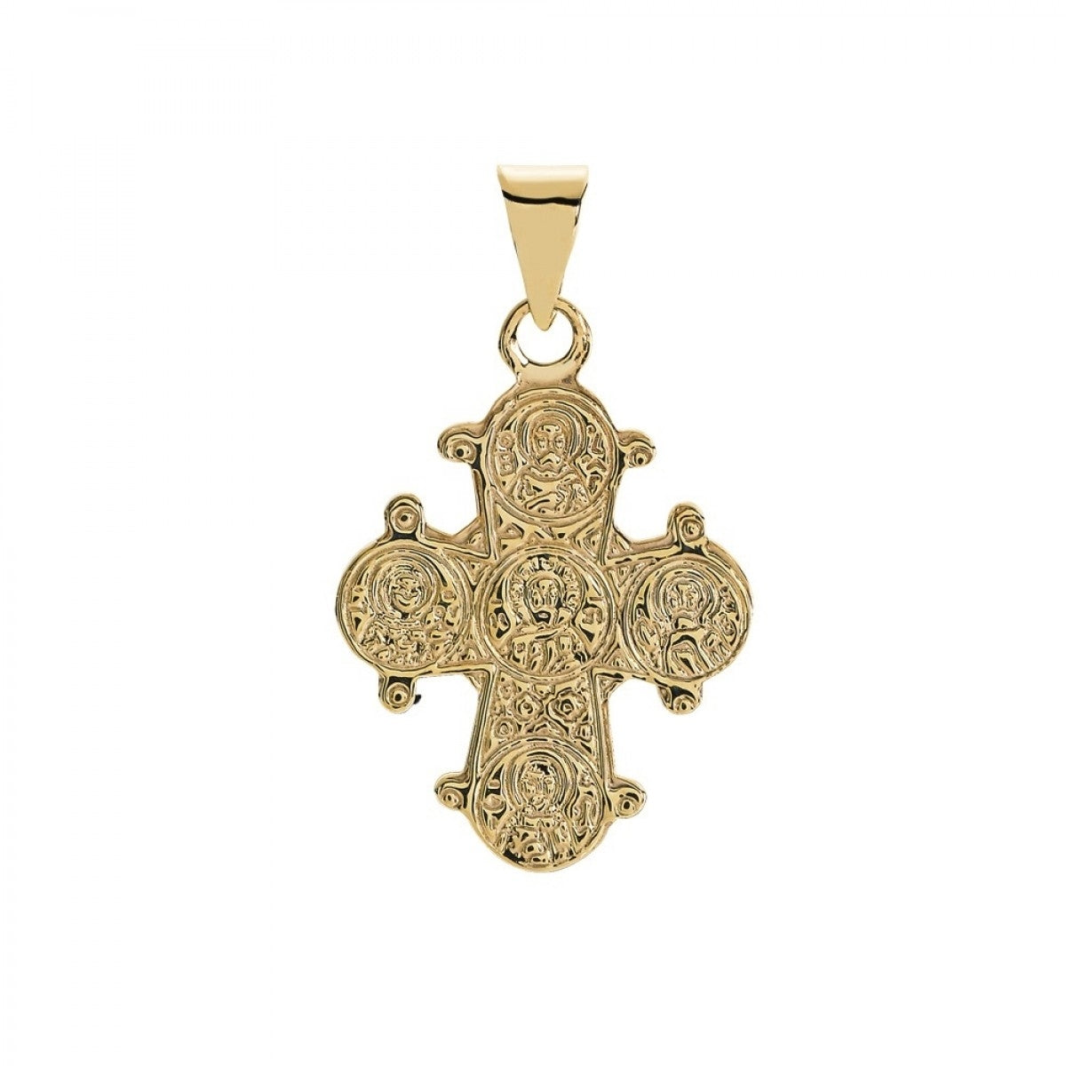 Lund Copenhagen 8kt Guld Dagmarkors 16x13mm De Fem 306019