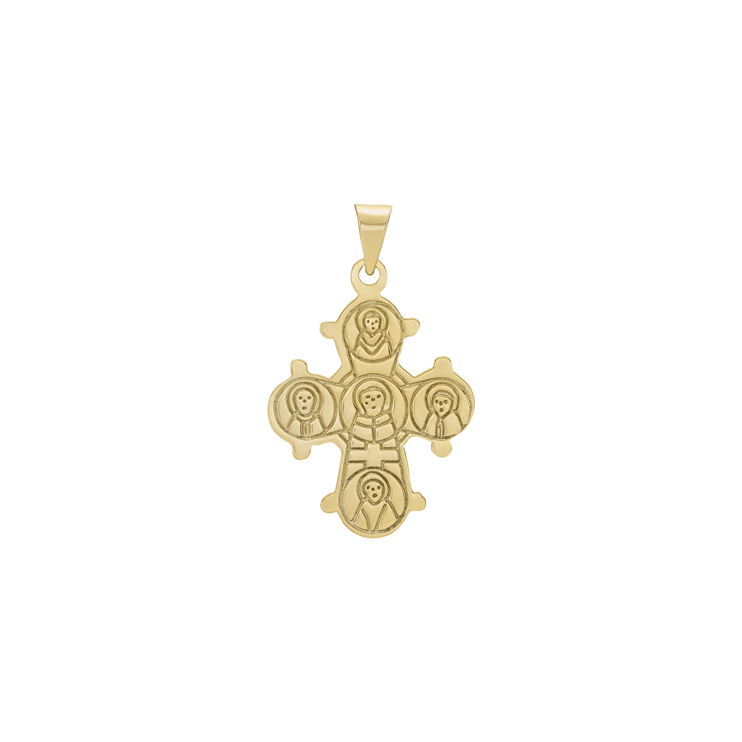 Lund Copenhagen 8kt Guld Dagmarkors 19x16mm De Fem 3066391