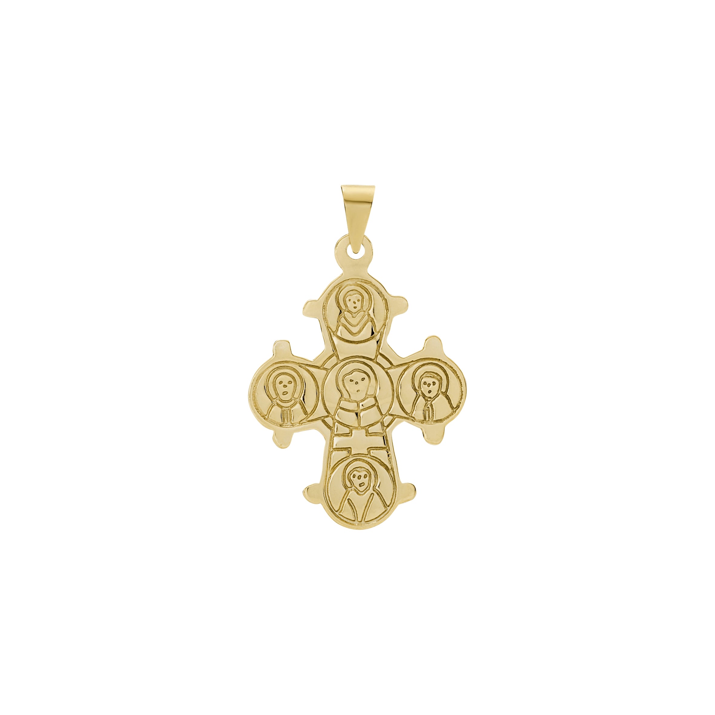 Lund Copenhagen 8kt Guld Dagmarkors 21x18mm De Fem 3067746