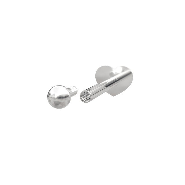 Nordahl Jewellery Sølv Labret-Piercing 2mm Kugle 30140000900