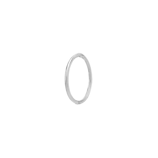 Nordahl Jewellery 10mm Rhodineret Sølv Creol  30142100900