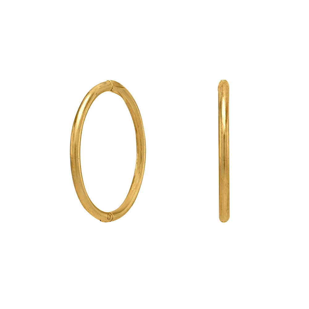 Siersbøl  8kt Guld Creol 12mm 30162070300
