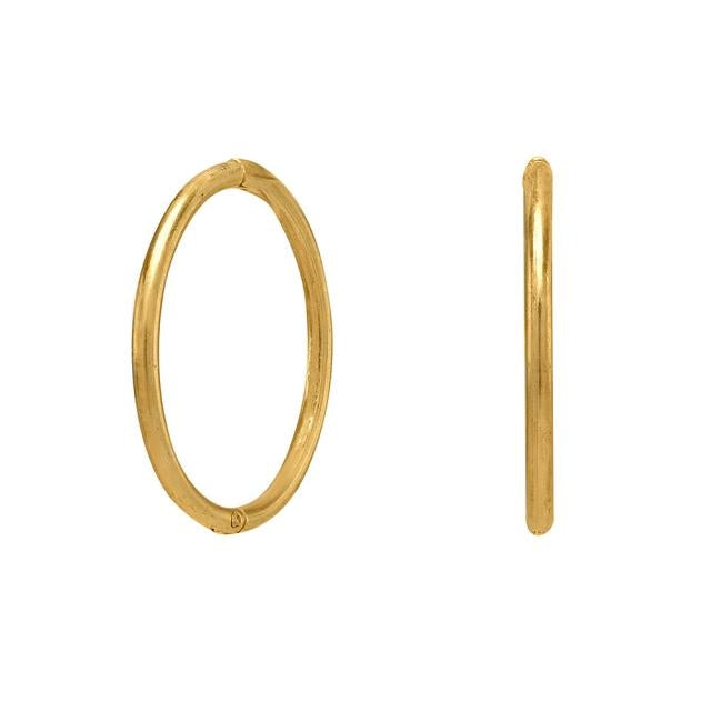 Sierbøl 8kt. Guld creol 15mm 30162080300