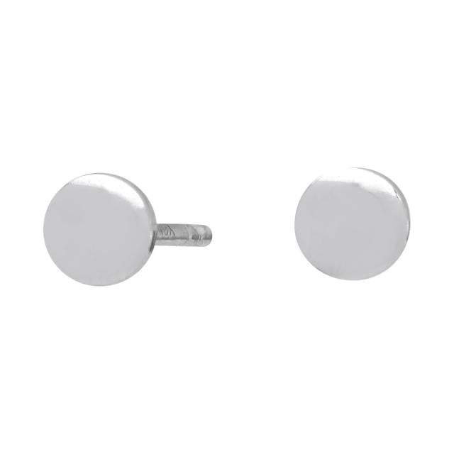 Nordahl Jewellery Sølv 4mm Rund Plade Ørestik 30255000900