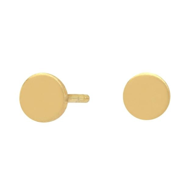 Nordahl Jewellery Forgyldt Rund 5mm Plade Ørestik 30255055900