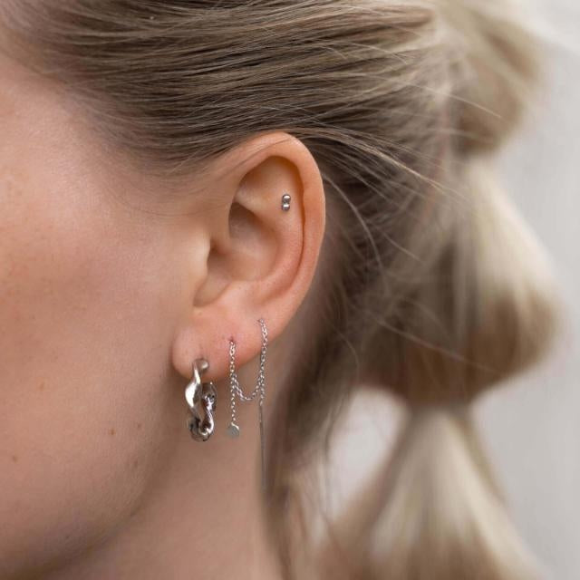Nordahl Jewellery Kelly52 Sølv Creol 20mm 30257650900
