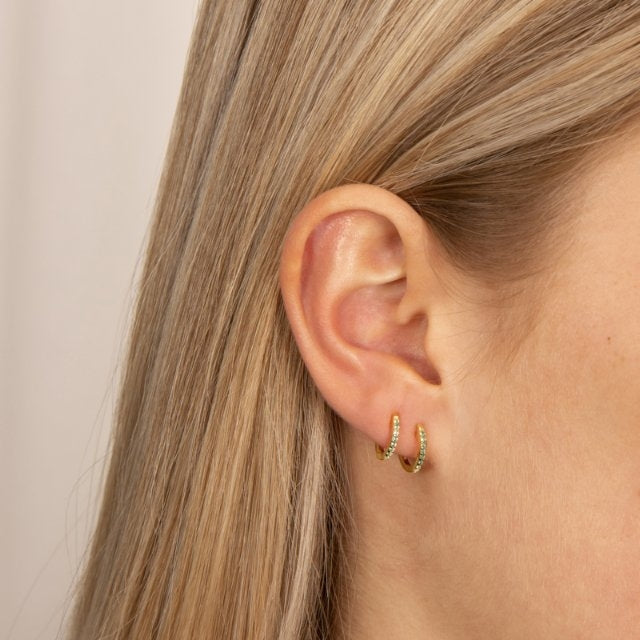 Joanli Nor Hellenor Creol med Grønne Zirkonia 12mm 30452895900