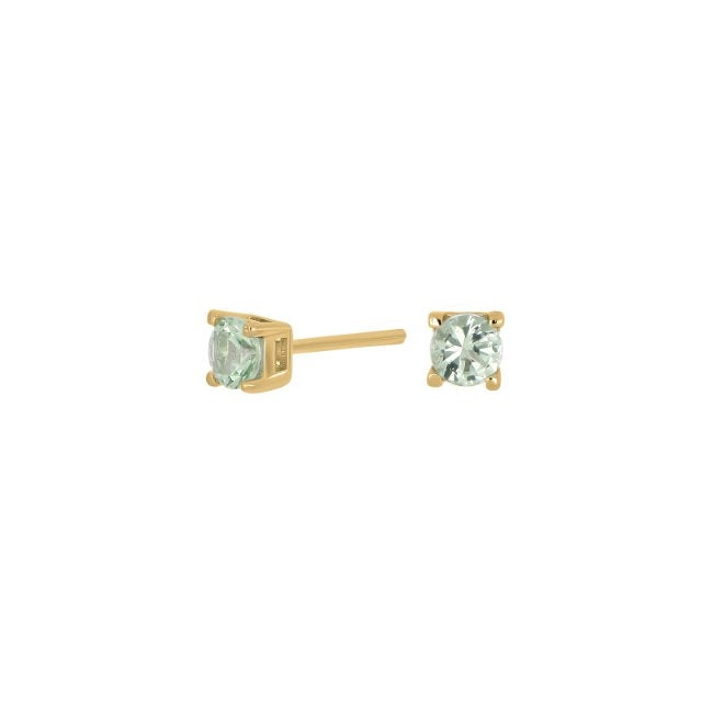 Joanli Nor Helennor ørestik med Lysegrøn Zirkonia 4mm 30453005900