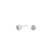 Joanli Nor Hildanor Ørestik med Grøn Zirkonia 3mm 30453030900