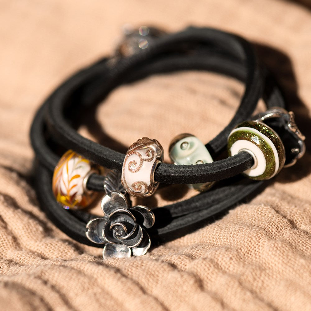 Trollbeads/Troldekugler Skønneste rose vedhæng TAGPE-00080