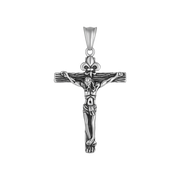 Støvring Design Stål vedhæng med jesus på kors 31x41mm 44244993