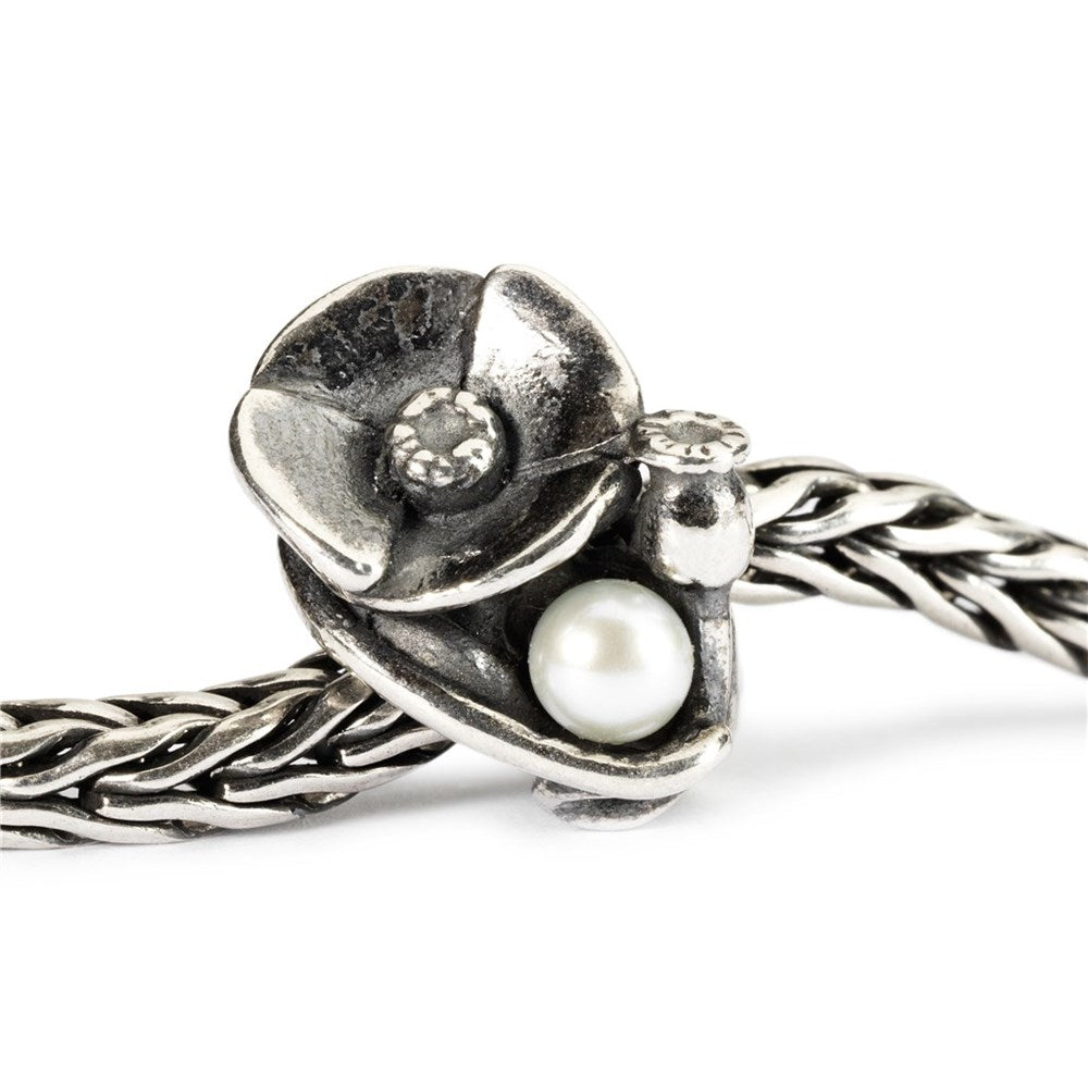 Trollbeads/Troldekugler August valmue kugle TAGBE-00034