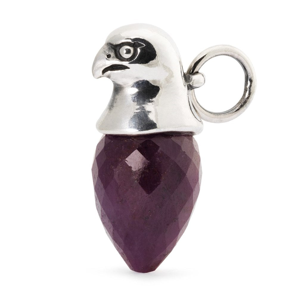 Trollbeads/Troldekugler Rubinfalk kugle TAGBE-00044