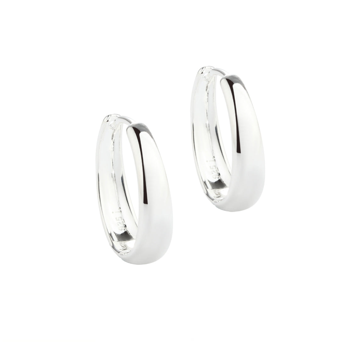 Aqua Dulce Big Emma hoop i sølv 5534