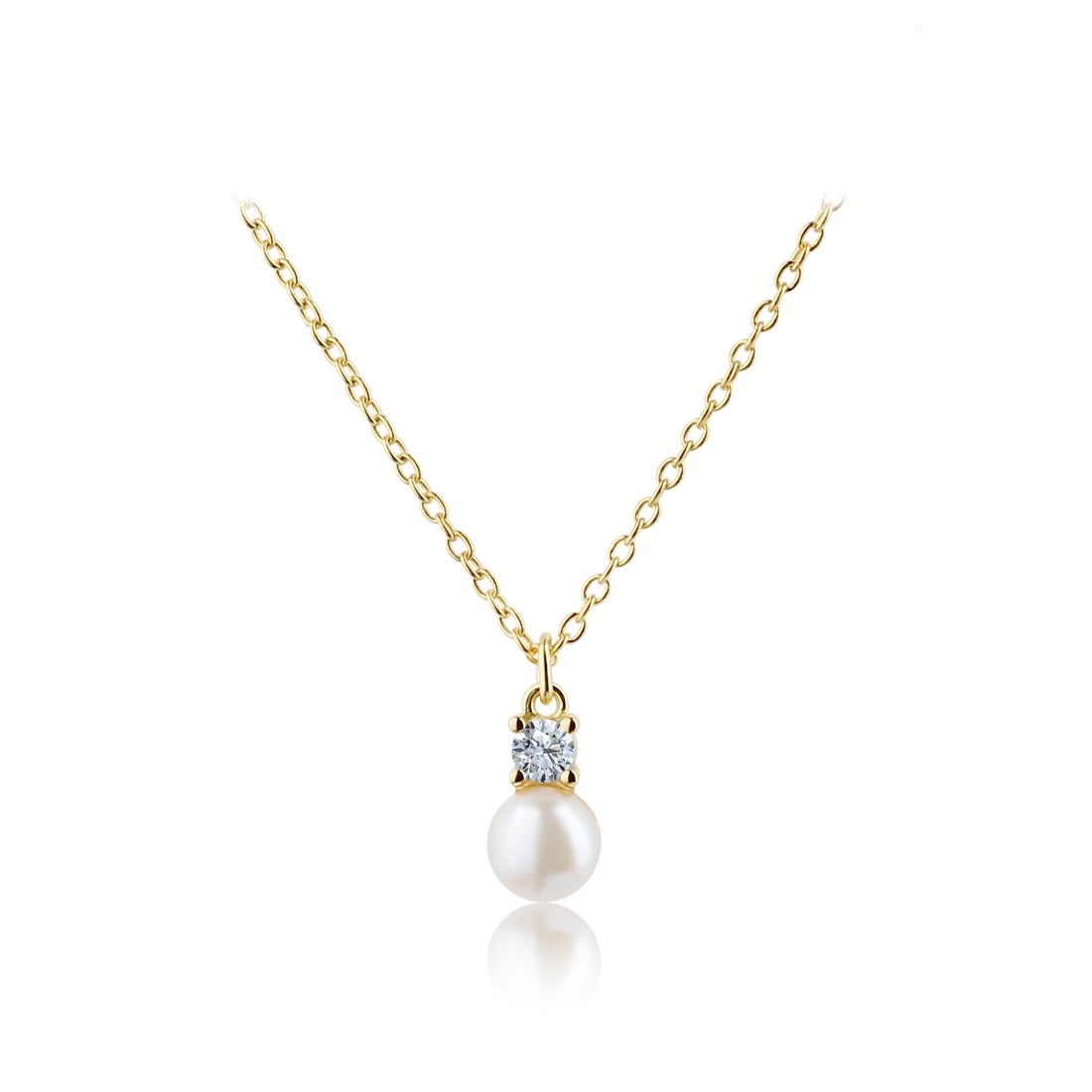 Aqua Dulce Darling bubbels halskæde i forgyldt sølv 5596