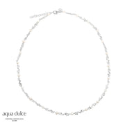 Aqua Dulce Rhumba Pearl Halskæde i Sølv 5178
