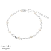 Aqua Dulce Rhumba Pearl Armbånd i Sølv 5105