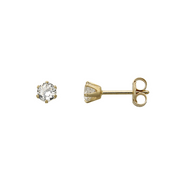 Støvring Design 8kt Guld Ørestikker med 3mm Zirkonia 60117883