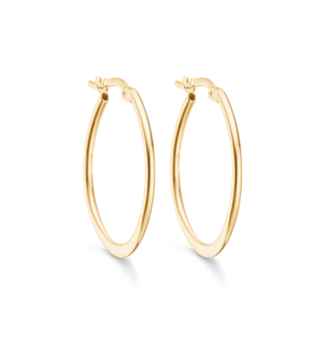 Støvring Design 8 kt Guld Creoler 18x28mm 60166973