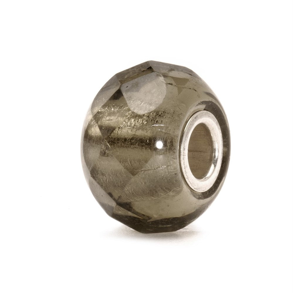 Trollbeads/Troldekugler Grå prisme kugle TGLBE-00150