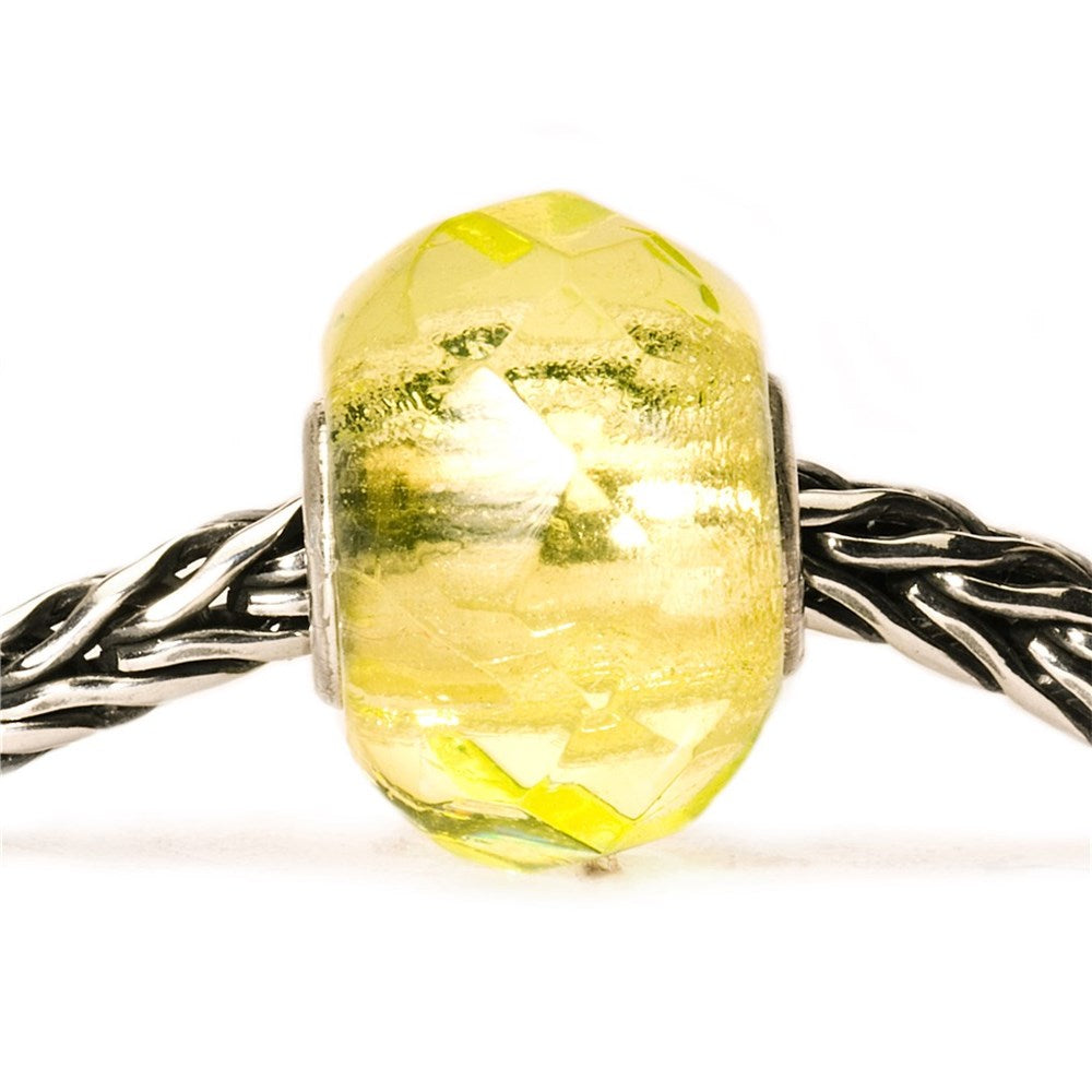 Trollbeads/Troldekugler Lime prisme kugle TGLBE-00154