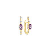 Støvring Design 8kt Guld Creol med Ametyst og Zirconia 60237075