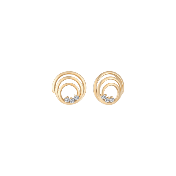 Støvring Design 8kt Guld Ørestik med Zirkonia 60237084