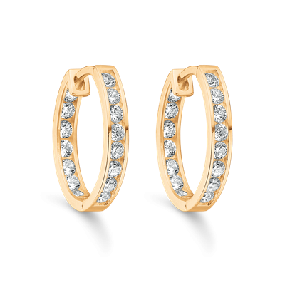 Støvring Design 8kt Guld Creol med Zirkonia 60242020