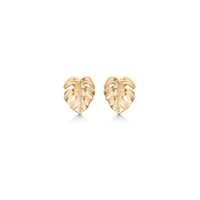 Støvring Design 8kt Guld Blad Ørestikker 60242022