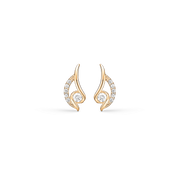 Støvring Design 8kt Guld ørestik med Zirkonia sten 60242025
