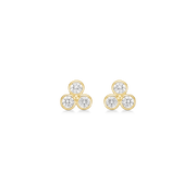 Støvring Design 8kt Guld Ørestik med 3 Zirkonia 60242047